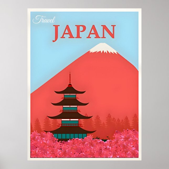 Japan Travel Poster (Front)