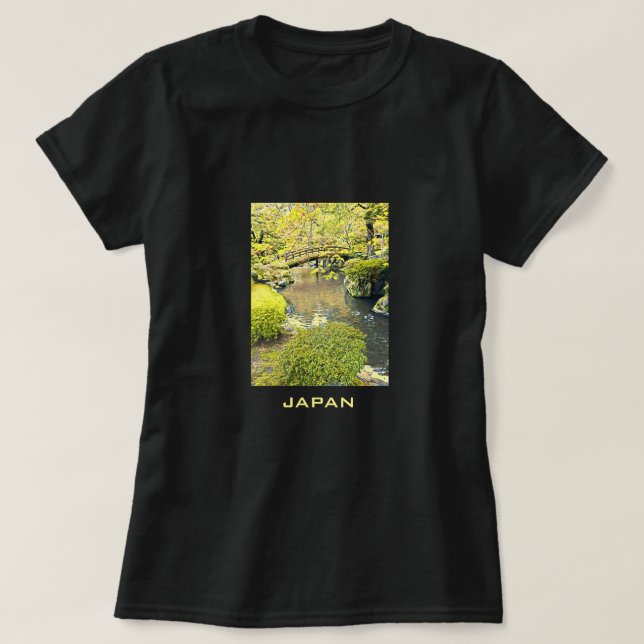Japan travel traditional Japanese garden T-Shirt (Design Front)