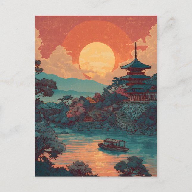 Japan vintage postcard (Front)