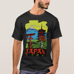 Japan Vintage Travel Decal T-Shirt