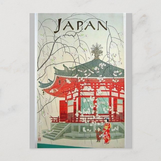 JAPAN vintage travel Postcard (Front)