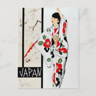 JAPAN vintage travel Postcard