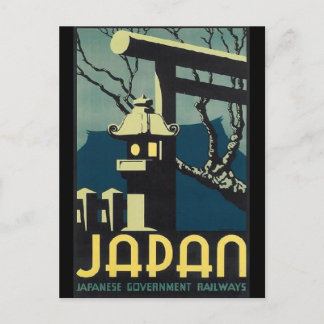 JAPAN vintage travel Postcard