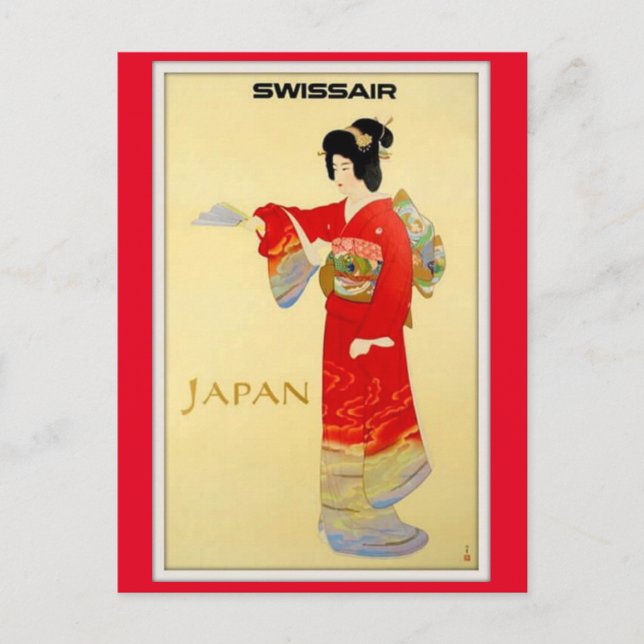 JAPAN vintage travel Postcard (Front)