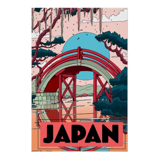 Japan Vintage travel poster (Front)