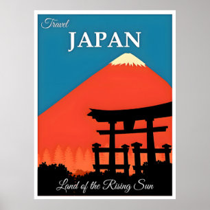 Japan Vintage Travel Poster