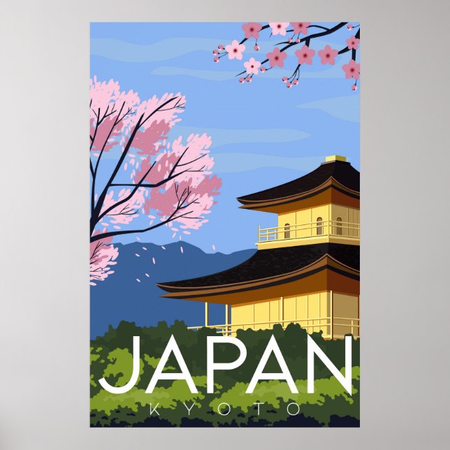 Japan Vintage Travel Poster (Front)