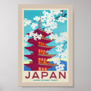 Japan Vintage Travel Poster 1930s