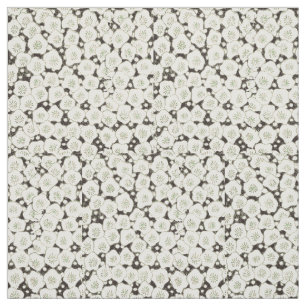Japan White Flower floral garden Fabric