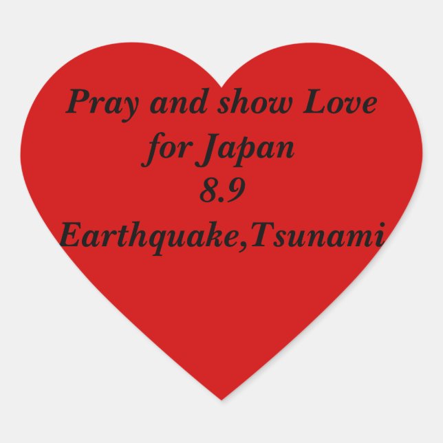 Japan with Love_ Heart Sticker (Front)