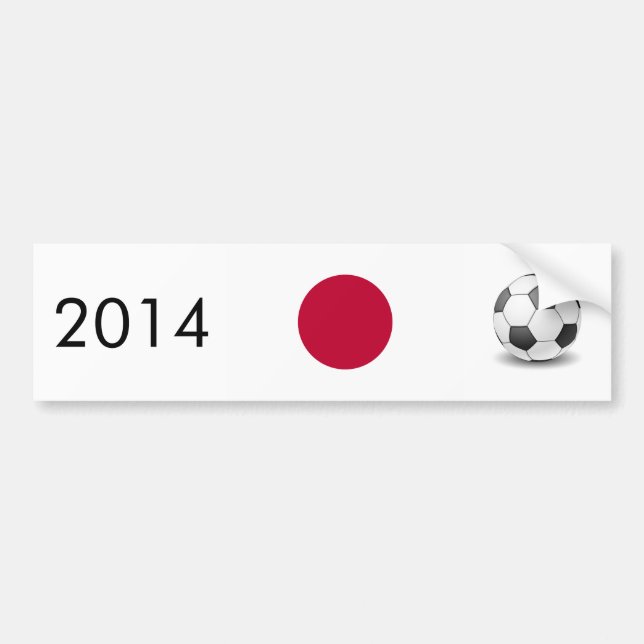 JAPAN - year template Bumper Sticker (Front)