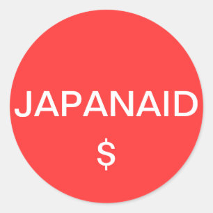 JAPANAID CLASSIC ROUND STICKER