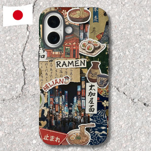 Japancore Collage Japanese Scrapbook Art iPhone 16 Case