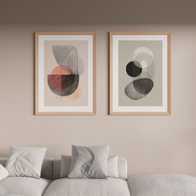 Japandi Abstract Minimalist Neutral Wall Art Set (Creator Uploaded)