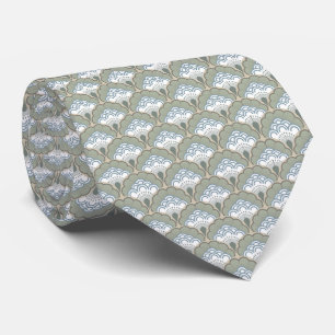 Japandi floral pattern _ Earth Tie