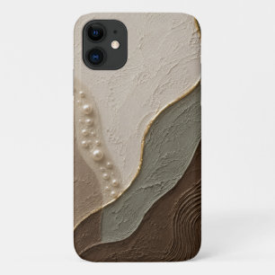 Japandi Neutral Textured Design Case-Mate iPhone Case