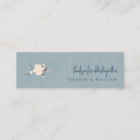 japandi qr code social media wedding card