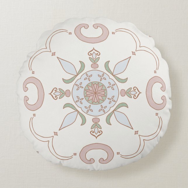 Japandi Round Cushion (Front)