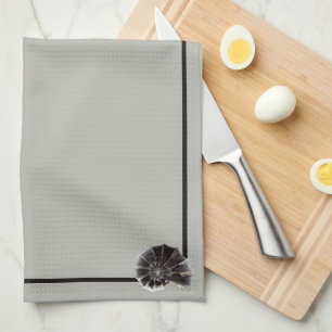 Japandi sea life coastal beige neutral monochrome tea towel