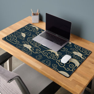 Japandi Style Home Decor Desk Mat
