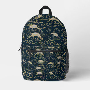 Japandi Style Home Decor Printed Backpack