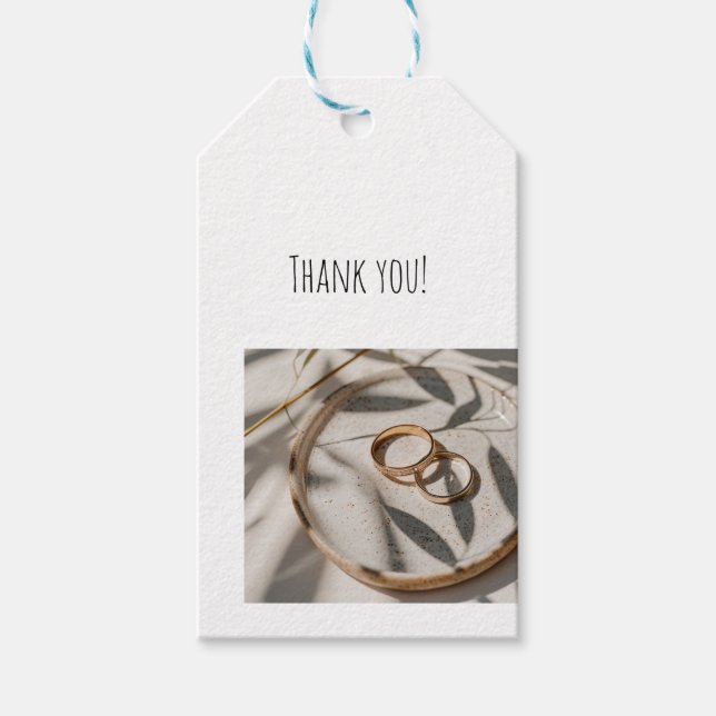 Japandi wedding gift tags (Front)