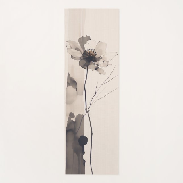 Japandi Yoga Mat - Strength & Serenity (Front)