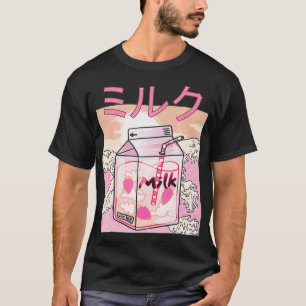 Japanese 90s Style Cute Otaku Style Kawaii Strawb T-Shirt
