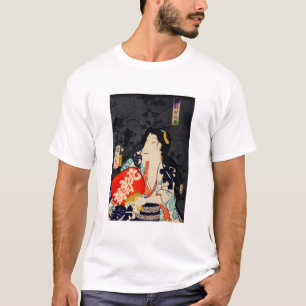 Japanese Actress by Toyohara Kunichika T-Shirt