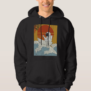 Japanese Aesthetic Astronaut Japan Retro Space Tra Hoodie