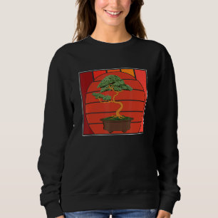 Japanese Aesthetic Culture Zen Buddhist Bonsai Tre Sweatshirt