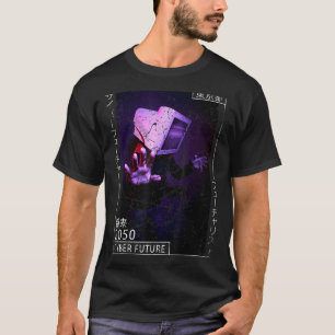 Japanese Aesthetic Cyberpunk Cyborg - Japanese 90s T-Shirt