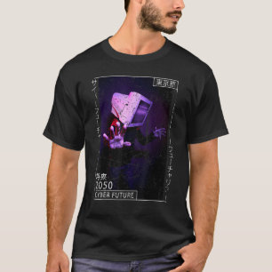 Japanese Aesthetic Cyberpunk Cyborg Japanese 90s T-Shirt