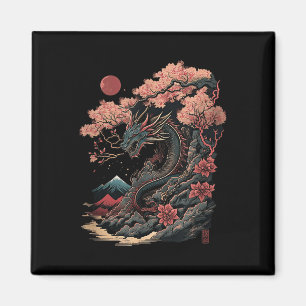 Japanese Aesthetic Dragon Japanese Art Japan Tatto Magnet