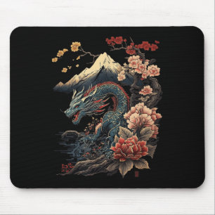 Japanese Aesthetic Dragon Japanese Art Japan Tatto Mouse Pad