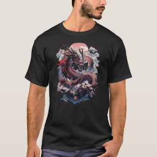 Japanese Aesthetic Dragon japanese art Japan Tatto T-Shirt