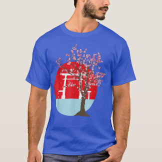 Japanese Aesthetic Pink Flower Sakura Japan Cherry T-Shirt