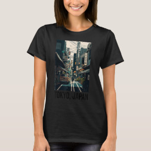 Japanese Aesthetic Tokyo Vaporwave Japan Lofi Fash T-Shirt