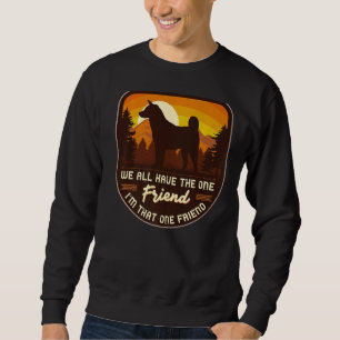 Japanese Akita Inu Retro  12 Sweatshirt