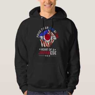 Japanese American America Pride Foreign Country Ja Hoodie