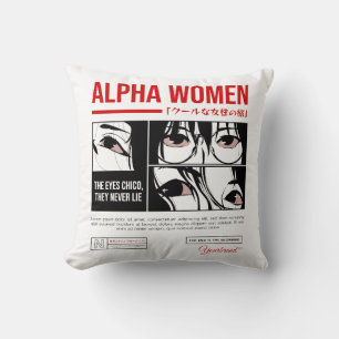 Japanese Anime Alpha Women Cushion