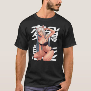 Japanese Anime Cute Kawaii Fox Lewd Waifu T-Shirt