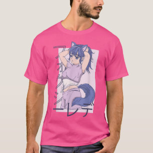 Japanese anime foxy girl, cute fox for women T-Shi T-Shirt