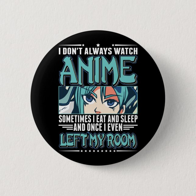 Japanese Anime Girl Otaku Teen Manga Fan 6 Cm Round Badge (Front)