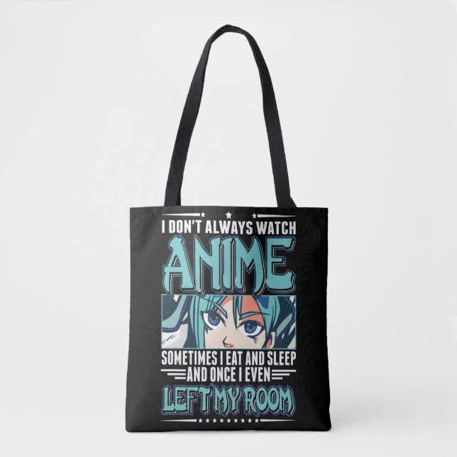 Japanese Anime Girl Otaku Teen Manga Fan Tote Bag (Front)