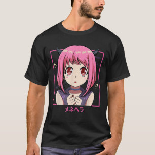 Japanese Anime Girl Punk Evil - Pastel Menhera Kaw T-Shirt