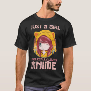 Japanese Anime Manga Kawaii Girls Gift Otaku Anime T-Shirt