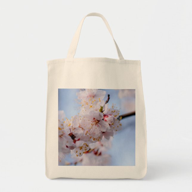 Japanese Apricot Blossom Tote Bag (Front)