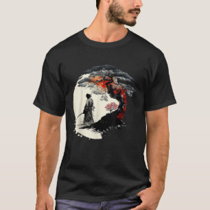 Japanese Art Aikido Tree of Life Peace Art of War T-Shirt