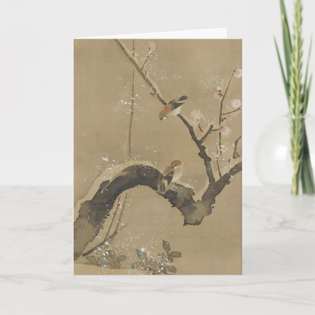 Japanese Art custom greeting card (Front)